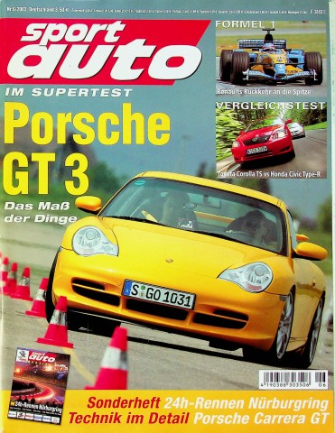 Deckblatt Sport Auto (06/2003)